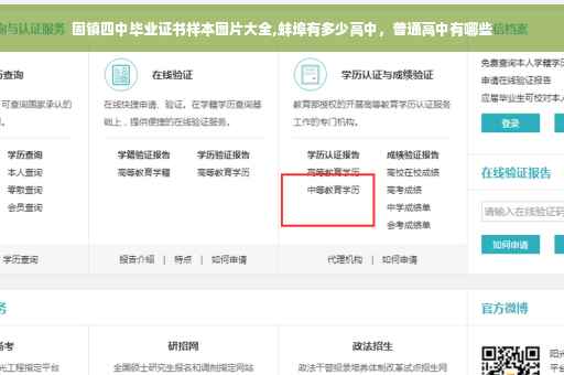固镇四中毕业证书样本图片大全,蚌埠有多少高中，普通高中有哪些