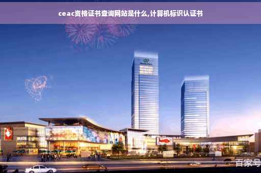 ceac资格证书查询网站是什么,计算机标识认证书