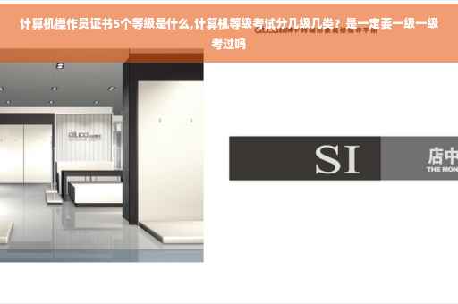 计算机操作员证书5个等级是什么,计算机等级考试分几级几类？是一定要一级一级考过吗
