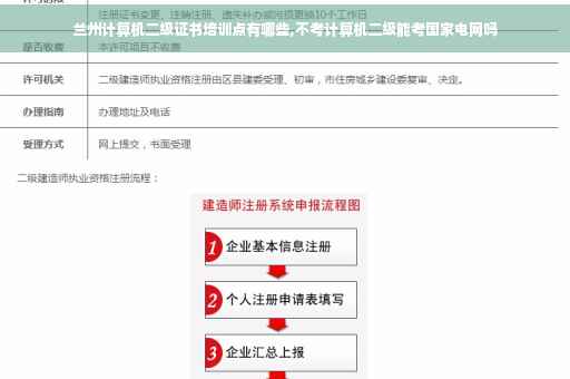兰州计算机二级证书培训点有哪些,不考计算机二级能考国家电网吗