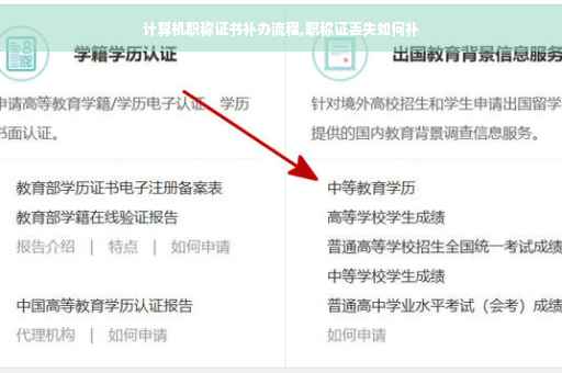 计算机职称证书补办流程,职称证丢失如何补