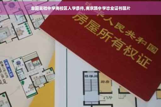 阜阳实验中学南校区入学条件,南京路中学毕业证书图片