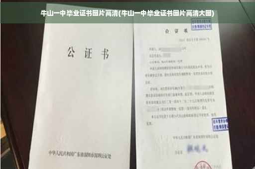 牛山一中毕业证书图片高清(牛山一中毕业证书图片高清大图)