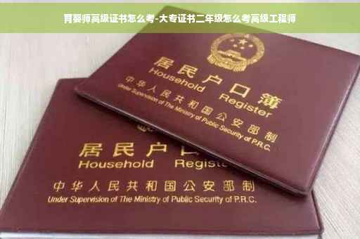 育婴师高级证书怎么考-大专证书二年级怎么考高级工程师
