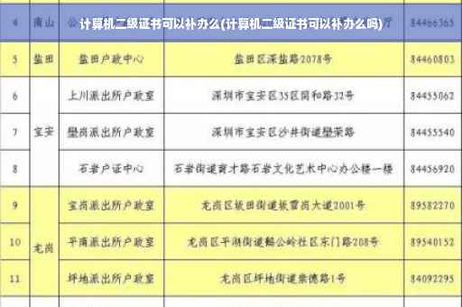 计算机二级证书可以补办么(计算机二级证书可以补办么吗)