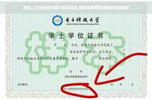 周村二中毕业证书图片样本高清,淄博市教育局直属学校有哪些