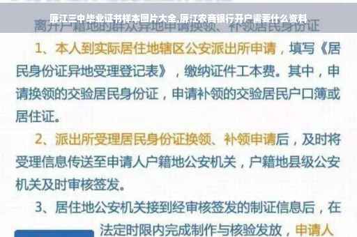 廉江三中毕业证书样本图片大全,廉江农商银行开户需要什么资料