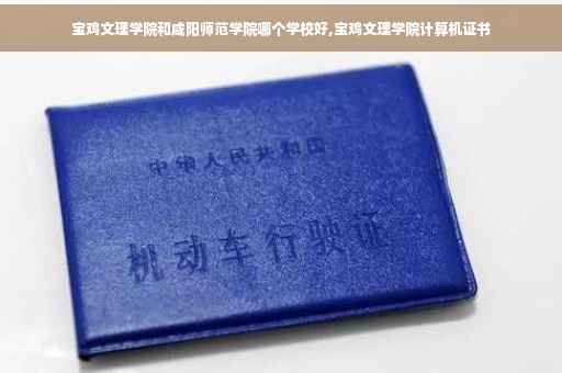 宝鸡文理学院和咸阳师范学院哪个学校好,宝鸡文理学院计算机证书