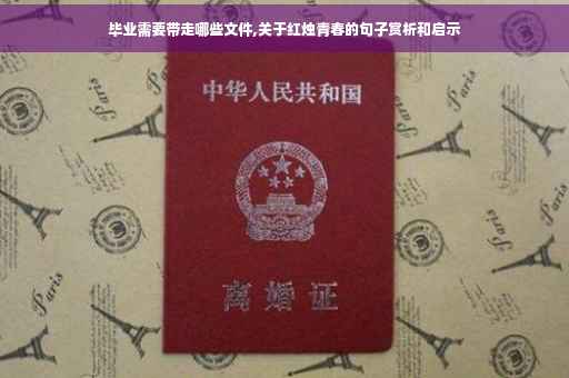 毕业需要带走哪些文件,关于红烛青春的句子赏析和启示