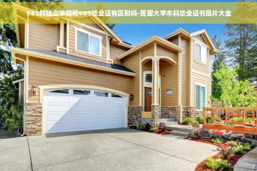 985的独立学院和985毕业证有区别吗-民营大学本科毕业证书图片大全