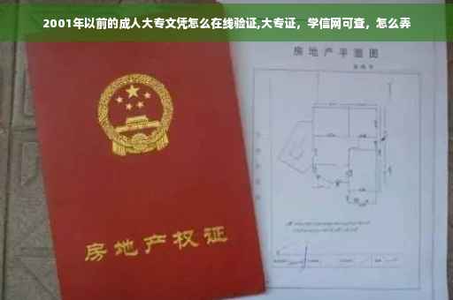 2001年以前的成人大专文凭怎么在线验证,大专证，学信网可查，怎么弄