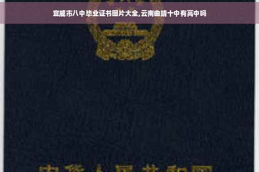 宣威市八中毕业证书图片大全,云南曲靖十中有高中吗