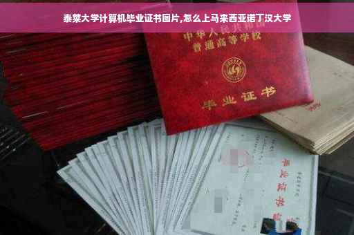 泰莱大学计算机毕业证书图片,怎么上马来西亚诺丁汉大学
