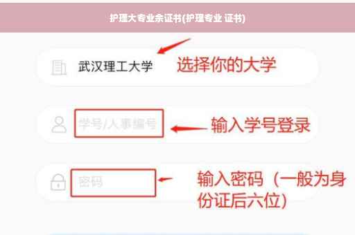 护理大专业余证书(护理专业 证书)