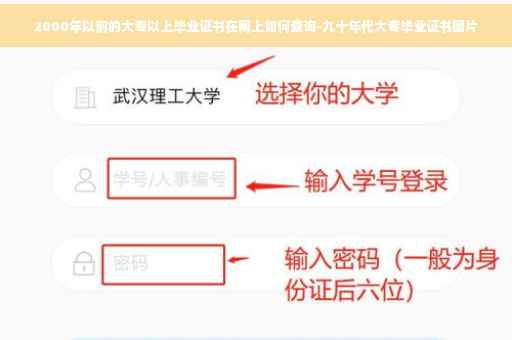 2000年以前的大专以上毕业证书在网上如何查询-九十年代大专毕业证书图片