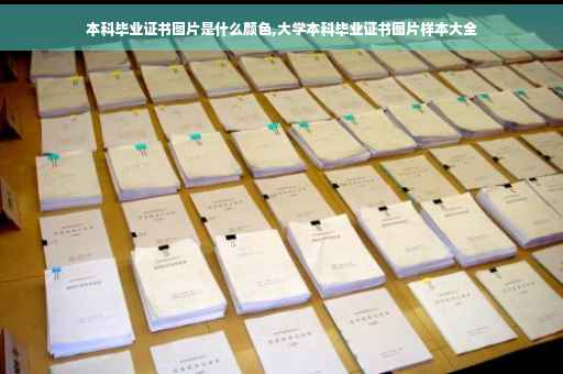 本科毕业证书图片是什么颜色,大学本科毕业证书图片样本大全