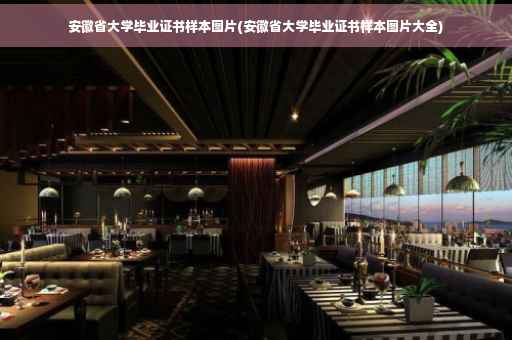 安徽省大学毕业证书样本图片(安徽省大学毕业证书样本图片大全)