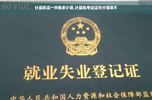 计算机证一共有多少级,计算机考试证书分等级不