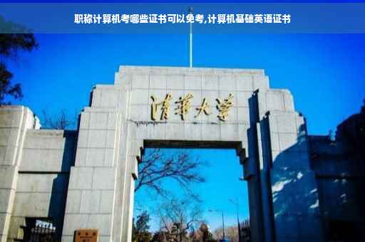 职称计算机考哪些证书可以免考,计算机基础英语证书