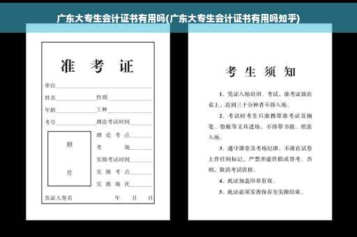 广东大专生会计证书有用吗(广东大专生会计证书有用吗知乎)