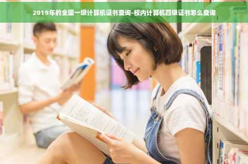 2019年的全国一级计算机证书查询-校内计算机四级证书怎么查询