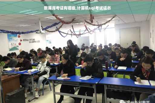 数据库考证有哪些,计算机sql考试证书