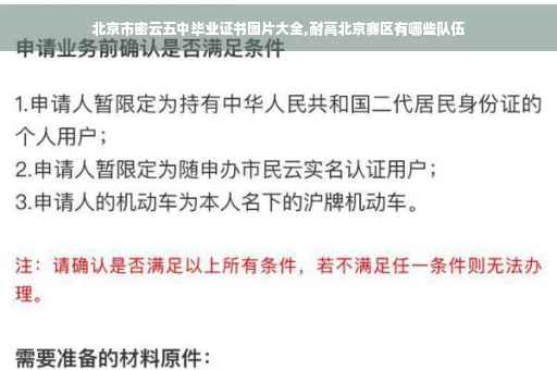 北京市密云五中毕业证书图片大全,耐高北京赛区有哪些队伍