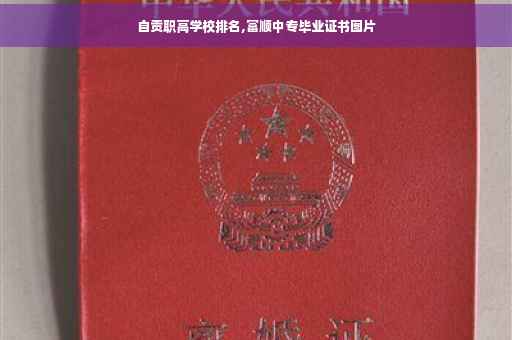 自贡职高学校排名,富顺中专毕业证书图片