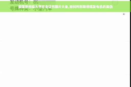 美国斯坦福大学毕业证书图片大全,如何判别斯坦福发电机的真伪