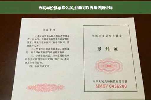 西藏半价机票怎么买,那曲可以办理边防证吗