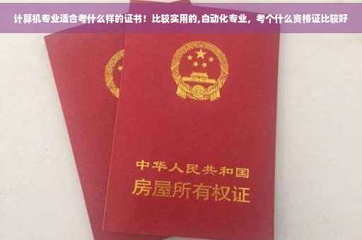 计算机专业适合考什么样的证书！比较实用的,自动化专业，考个什么资格证比较好