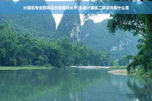 计算机专业四级证书重要吗知乎,全国计算机二级证书有什么用