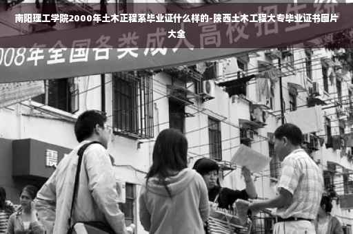 南阳理工学院2000年土木正程系毕业证什么样的-陕西土木工程大专毕业证书图片大全