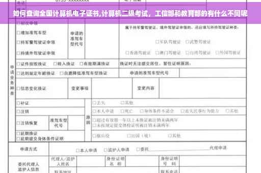 如何查询全国计算机电子证书,计算机二级考试，工信部和教育部的有什么不同呢