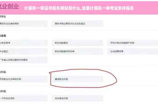 计算机一级证书报名网站是什么,全国计算机一级考试怎样报名