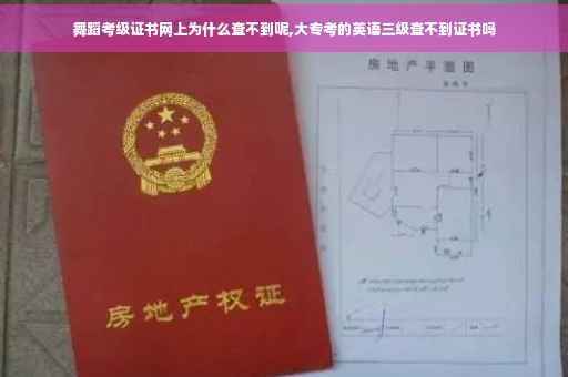 舞蹈考级证书网上为什么查不到呢,大专考的英语三级查不到证书吗