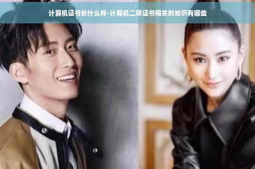 计算机证书长什么样-计算机二级证书相关的知识有哪些 计算机证书长什么样-计算机二级证书相关的知识有哪些