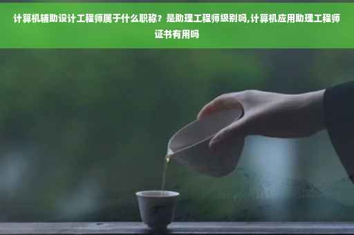 计算机辅助设计工程师属于什么职称？是助理工程师级别吗,计算机应用助理工程师证书有用吗