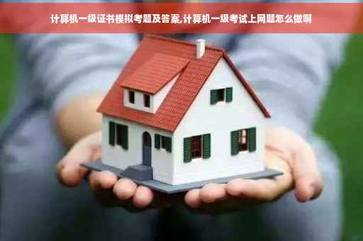 计算机一级证书模拟考题及答案,计算机一级考试上网题怎么做啊