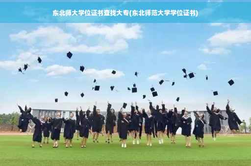 东北师大学位证书查找大专(东北师范大学学位证书)