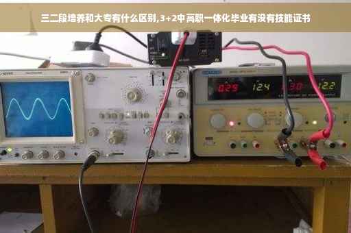 三二段培养和大专有什么区别,3+2中高职一体化毕业有没有技能证书
