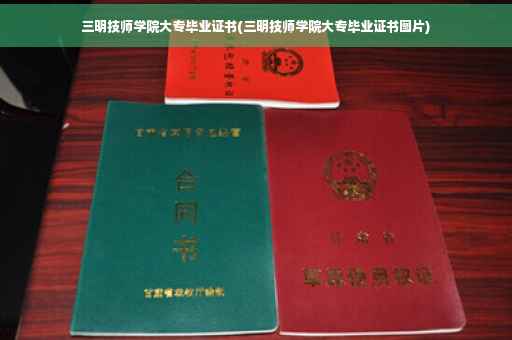 三明技师学院大专毕业证书(三明技师学院大专毕业证书图片)