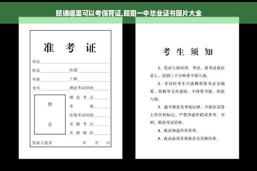 昭通哪里可以考保育证,昭阳一中毕业证书图片大全