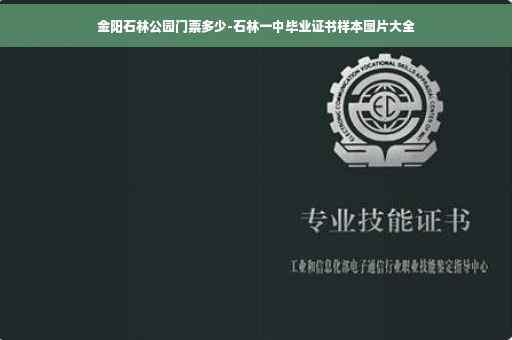 金阳石林公园门票多少-石林一中毕业证书样本图片大全