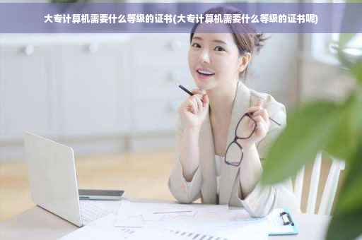 大专计算机需要什么等级的证书(大专计算机需要什么等级的证书呢)