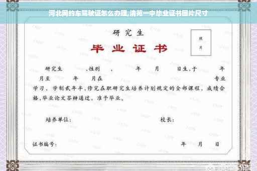河北网约车驾驶证怎么办理,清苑一中毕业证书图片尺寸