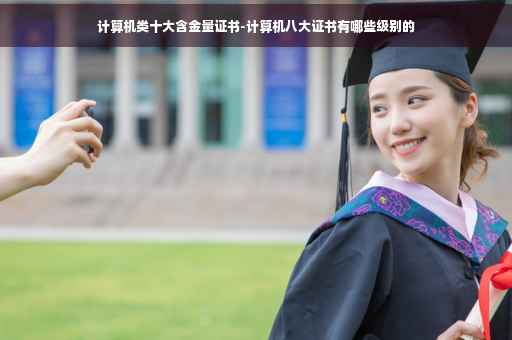 计算机类十大含金量证书-计算机八大证书有哪些级别的