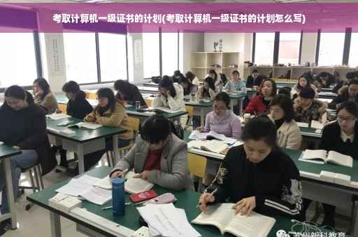 考取计算机一级证书的计划(考取计算机一级证书的计划怎么写)