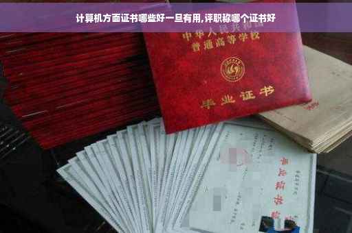 计算机方面证书哪些好一旦有用,评职称哪个证书好