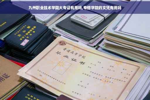 九州职业技术学院大专证有用吗,专修学院的文凭有用吗